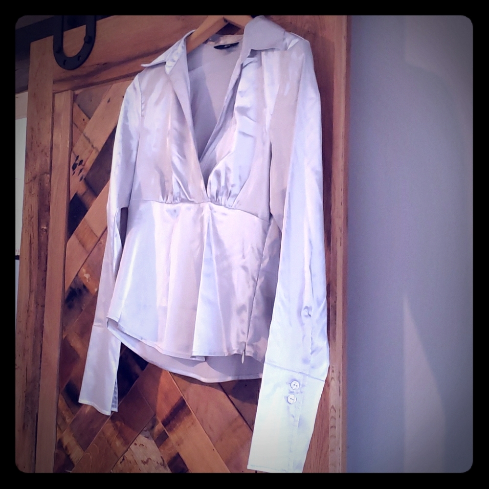 Silver blouse